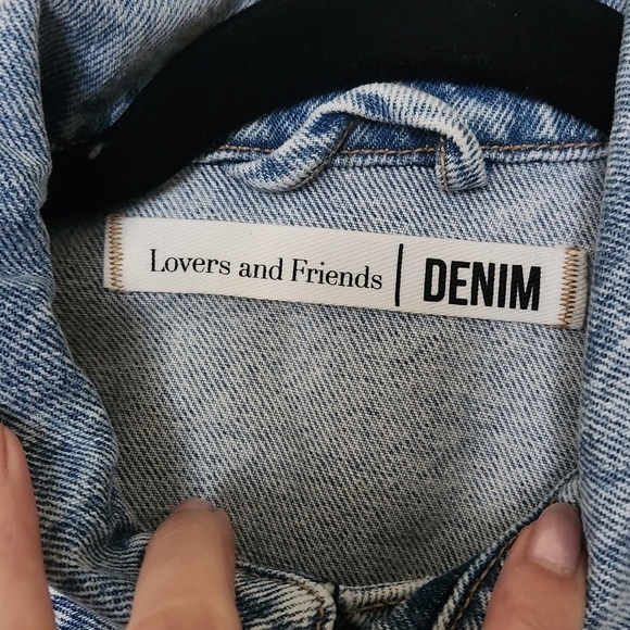 LOVERS + FRIENDS Distressed Jean Jacket - Picture 8 of 16